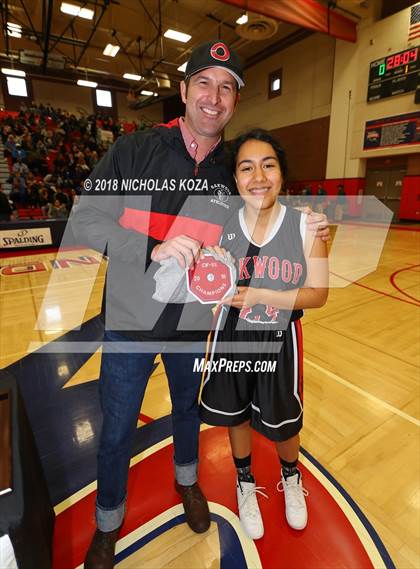 Thumbnail 2 in Oakwood vs. Garey (CIF SS Division 5A Finals) photogallery.