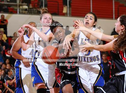 Thumbnail 3 in Oakwood vs. Garey (CIF SS Division 5A Finals) photogallery.