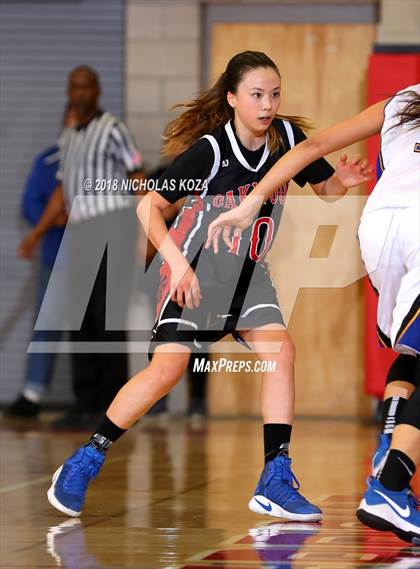 Thumbnail 1 in Oakwood vs. Garey (CIF SS Division 5A Finals) photogallery.