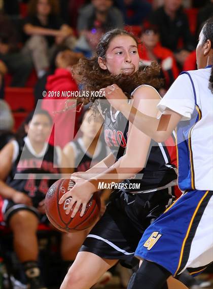 Thumbnail 2 in Oakwood vs. Garey (CIF SS Division 5A Finals) photogallery.