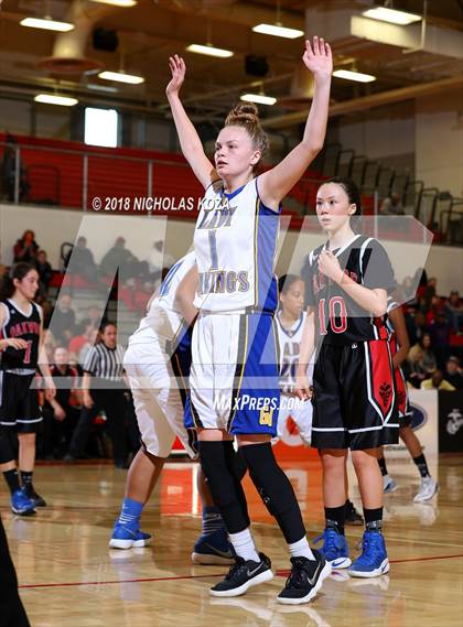 Thumbnail 2 in Oakwood vs. Garey (CIF SS Division 5A Finals) photogallery.