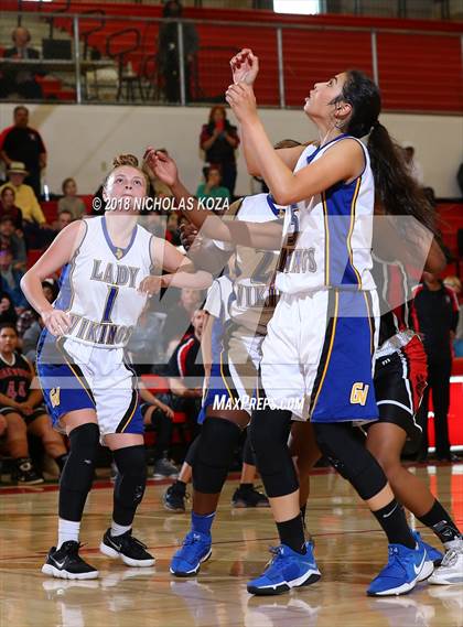 Thumbnail 2 in Oakwood vs. Garey (CIF SS Division 5A Finals) photogallery.