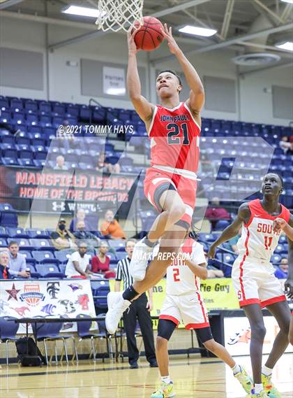 Thumbnail 3 in South Grand Prairie vs John Paul II (Whataburger Tournament) photogallery.