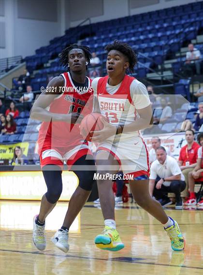 Thumbnail 1 in South Grand Prairie vs John Paul II (Whataburger Tournament) photogallery.