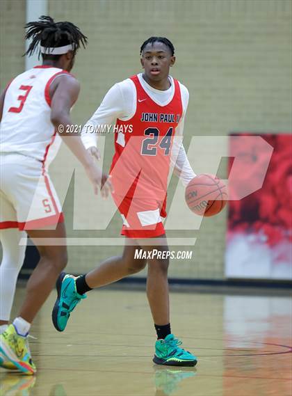 Thumbnail 3 in South Grand Prairie vs John Paul II (Whataburger Tournament) photogallery.