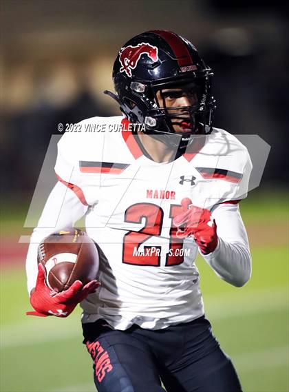 Thumbnail 1 in Manor @ Dripping Springs (UIL 6A Bi-District Playoff) photogallery.