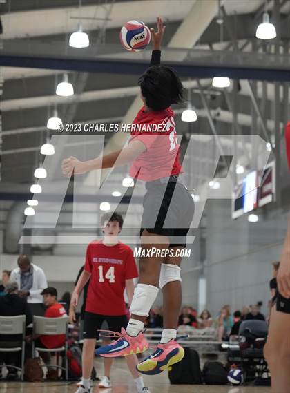 Thumbnail 3 in Aggieland HomeSchool vs St. Stephens Episcopal JV (Aggieland Come and Take It Showdown) photogallery.