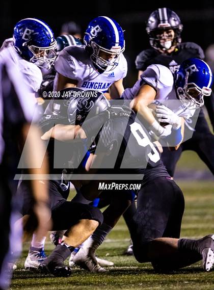 Thumbnail 3 in Bingham @ Corner Canyon (UHSAA 6A Quarterfinal) photogallery.