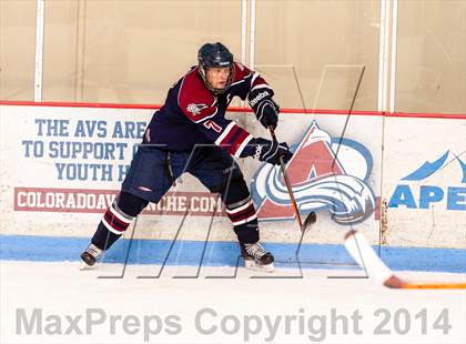 Thumbnail 3 in Bishop Machebeuf vs. Dakota Ridge (CHSAA First Round) photogallery.