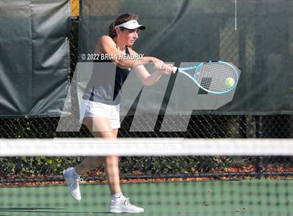 Thumbnail 1 in NCHSAA Women's Tennis 3A Singles Championship - Day 1 photogallery.
