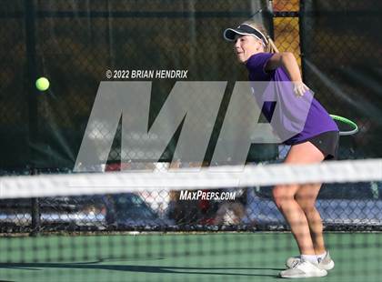 Thumbnail 1 in NCHSAA Women's Tennis 3A Singles Championship - Day 1 photogallery.