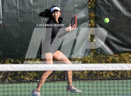 Thumbnail 1 in NCHSAA Women's Tennis 3A Singles Championship - Day 1 photogallery.