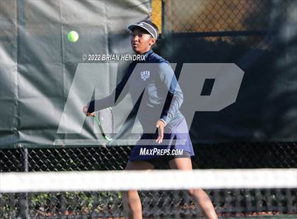 Thumbnail 1 in NCHSAA Women's Tennis 3A Singles Championship - Day 1 photogallery.