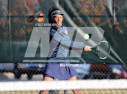 Thumbnail 1 in NCHSAA Women's Tennis 3A Singles Championship - Day 1 photogallery.