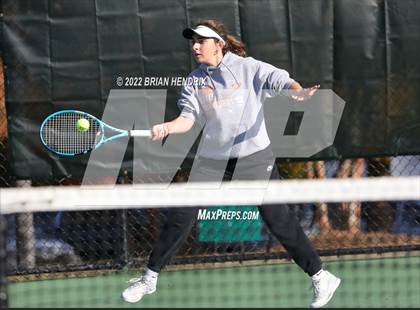 Thumbnail 1 in NCHSAA Women's Tennis 3A Singles Championship - Day 1 photogallery.