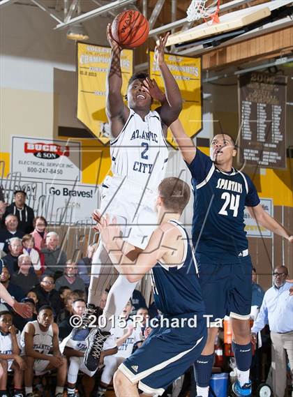 Thumbnail 2 in Holy Spirit vs Atlantic City (Cape-Atlantic League Tournament Semifinals) photogallery.