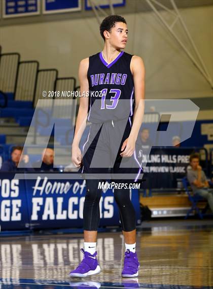 Thumbnail 1 in Durango vs. Maranatha (Rolling Hills Prep State Preview Classic) photogallery.