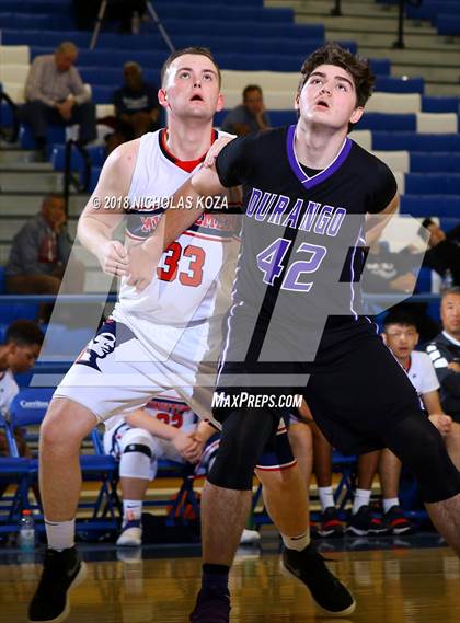 Thumbnail 2 in Durango vs. Maranatha (Rolling Hills Prep State Preview Classic) photogallery.