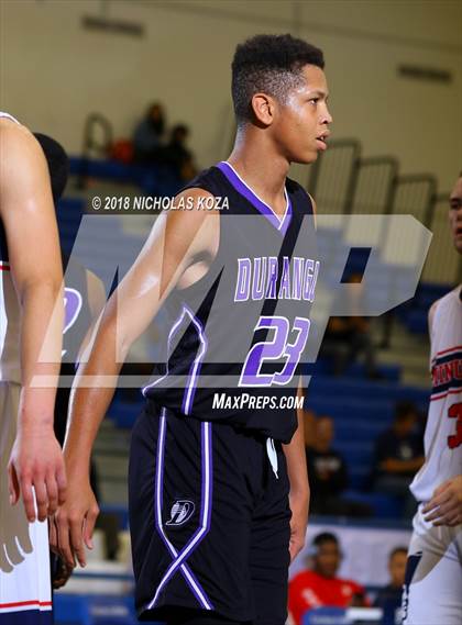 Thumbnail 3 in Durango vs. Maranatha (Rolling Hills Prep State Preview Classic) photogallery.