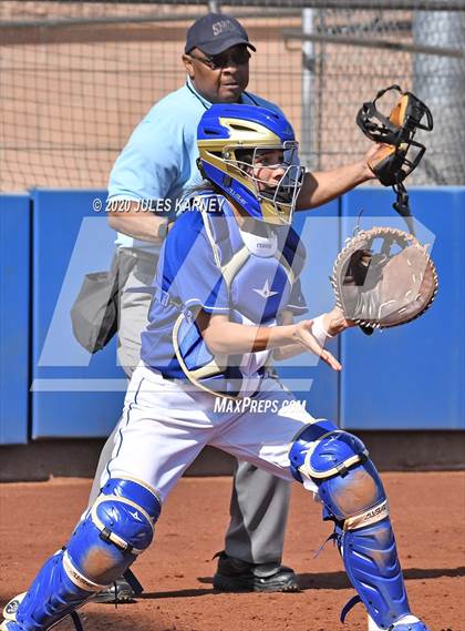Thumbnail 2 in Clovis vs Damonte Ranch (Kickoff The Season Tournament) photogallery.