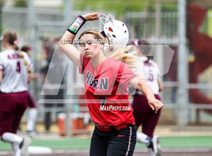 Thumbnail 3 in Horn @ Wylie (UIL 6A Softball Bi-District) photogallery.