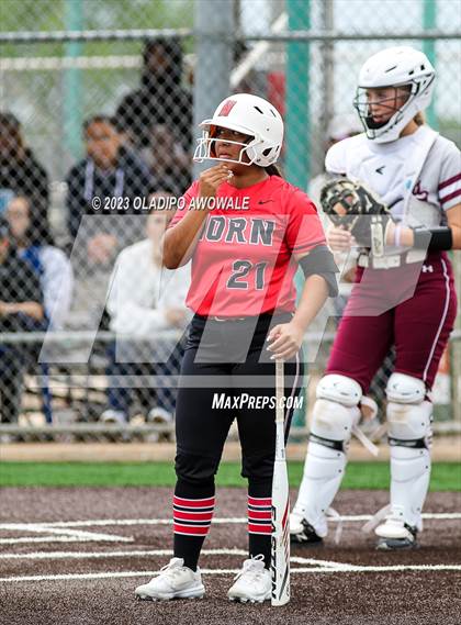 Thumbnail 1 in Horn @ Wylie (UIL 6A Softball Bi-District) photogallery.