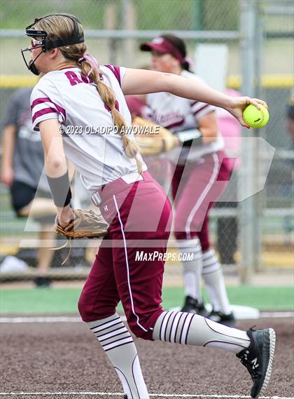 Thumbnail 3 in Horn @ Wylie (UIL 6A Softball Bi-District) photogallery.