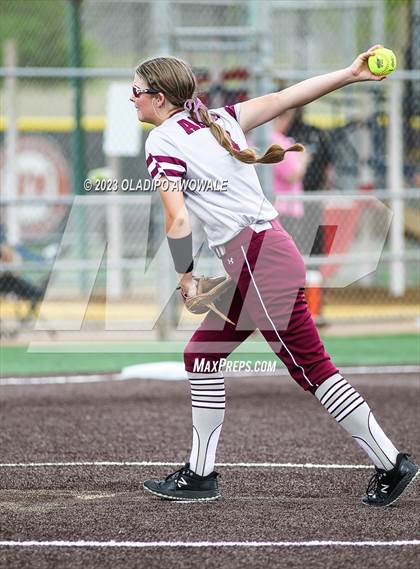 Thumbnail 3 in Horn @ Wylie (UIL 6A Softball Bi-District) photogallery.