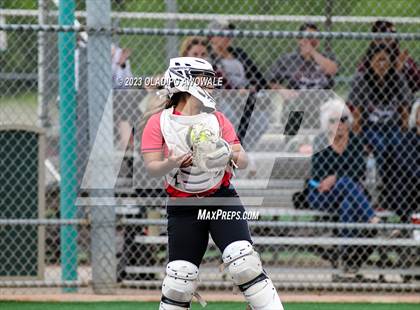 Thumbnail 2 in Horn @ Wylie (UIL 6A Softball Bi-District) photogallery.