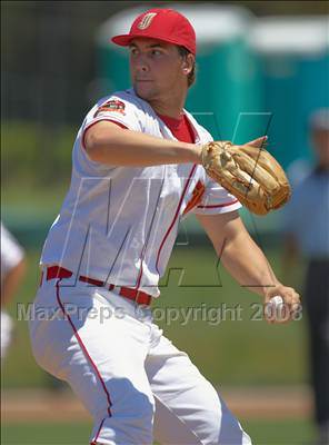 Thumbnail 3 in Buhach Colony vs. Jesuit (CIF SJS D1 Final - Game 2) photogallery.