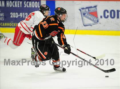 Thumbnail 2 in Ridgefield vs. Fairfield Prep (CIAC Division 1 Quarterfinal) photogallery.