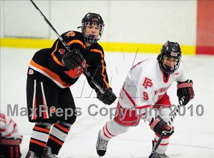 Thumbnail 2 in Ridgefield vs. Fairfield Prep (CIAC Division 1 Quarterfinal) photogallery.