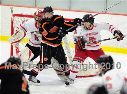 Thumbnail 1 in Ridgefield vs. Fairfield Prep (CIAC Division 1 Quarterfinal) photogallery.