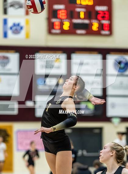 Thumbnail 3 in Lone Peak vs. Fremont (5A/6A Volleyball Challenge) photogallery.