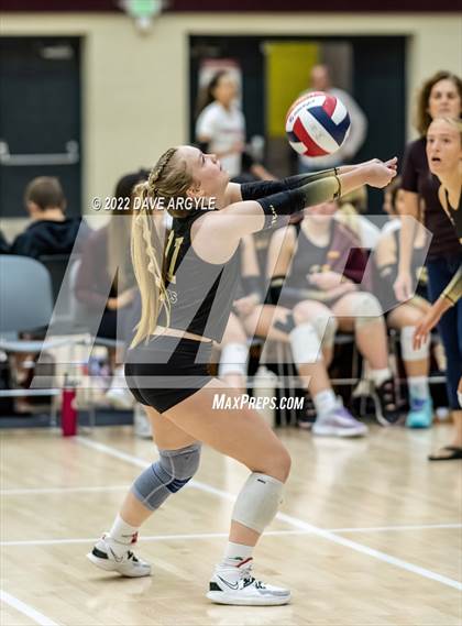 Thumbnail 2 in Lone Peak vs. Fremont (5A/6A Volleyball Challenge) photogallery.