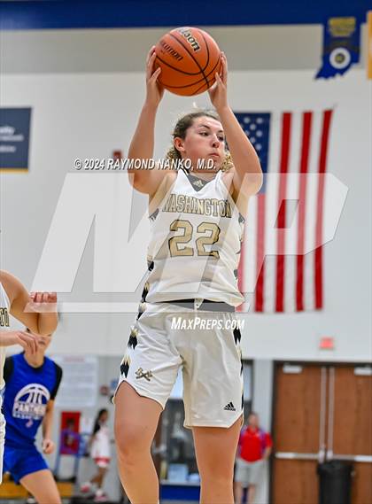 Thumbnail 2 in Jennings County vs Washington (IBCA / IHSAA Showcase)  photogallery.