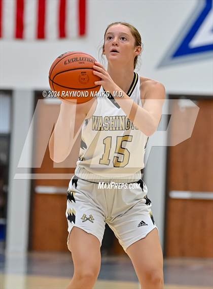 Thumbnail 3 in Jennings County vs Washington (IBCA / IHSAA Showcase)  photogallery.