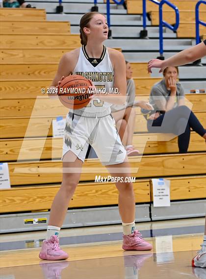Thumbnail 3 in Jennings County vs Washington (IBCA / IHSAA Showcase)  photogallery.