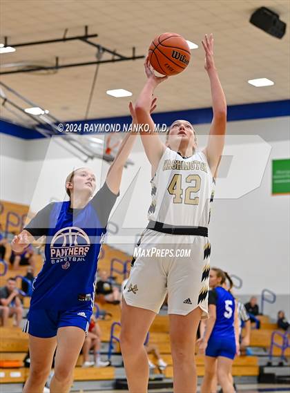 Thumbnail 1 in Jennings County vs Washington (IBCA / IHSAA Showcase)  photogallery.