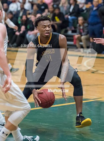Thumbnail 3 in Lincoln vs. Timberline (WIAA 3A District Playoff) photogallery.