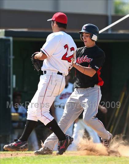 Thumbnail 2 in Redlands East Valley @ Glendora (CIF SS Playoffs) photogallery.