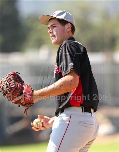 Thumbnail 2 in Redlands East Valley @ Glendora (CIF SS Playoffs) photogallery.