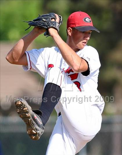 Thumbnail 2 in Redlands East Valley @ Glendora (CIF SS Playoffs) photogallery.