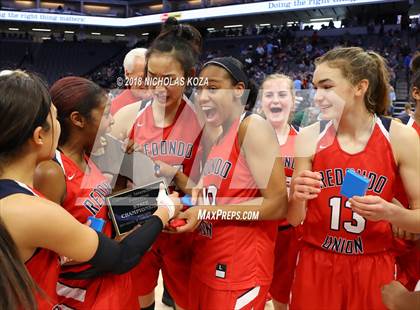 Thumbnail 1 in Redondo Union vs. Pleasant Valley (CIF State D2 Finals) photogallery.