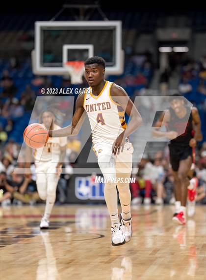 Thumbnail 2 in Beaumont United vs Lake Highlands (UIL 6A Basketball Final) photogallery.