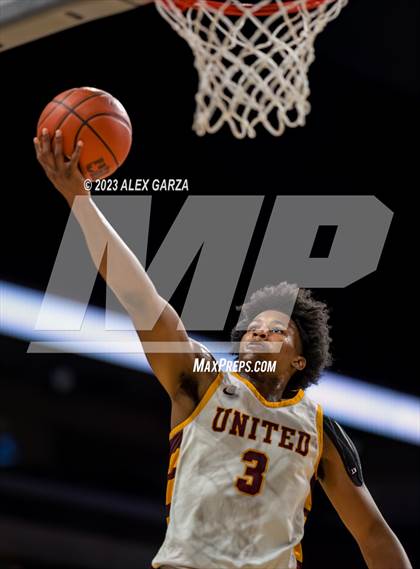 Thumbnail 3 in Beaumont United vs Lake Highlands (UIL 6A Basketball Final) photogallery.