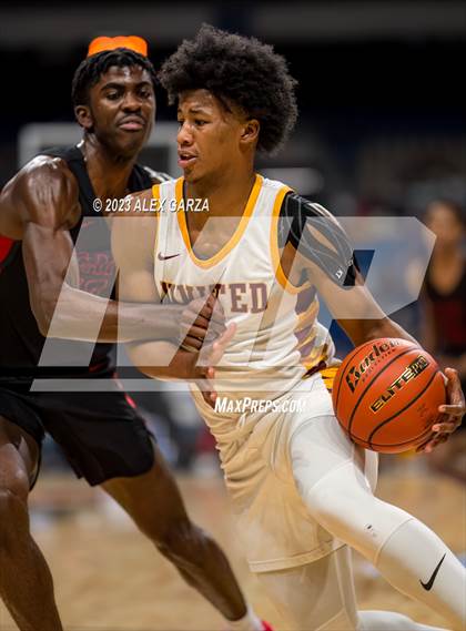 Thumbnail 1 in Beaumont United vs Lake Highlands (UIL 6A Basketball Final) photogallery.
