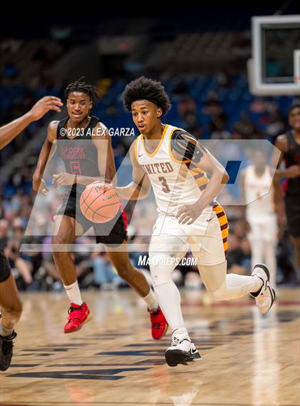 Thumbnail 2 in Beaumont United vs Lake Highlands (UIL 6A Basketball Final) photogallery.