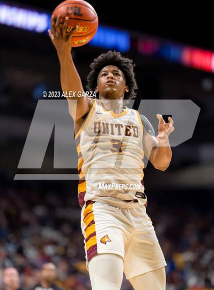 Thumbnail 2 in Beaumont United vs Lake Highlands (UIL 6A Basketball Final) photogallery.