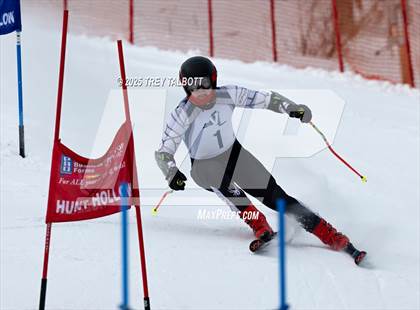 Thumbnail 2 in NYSPHAA Section V Class A&B Giant Slalom Final (First Run) photogallery.